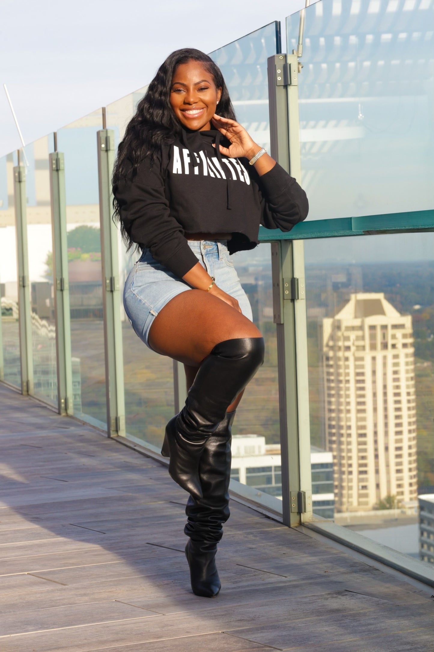 Affiliates Cropped Hoodie