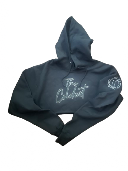 The Coldest Cropped Signature Hoodie