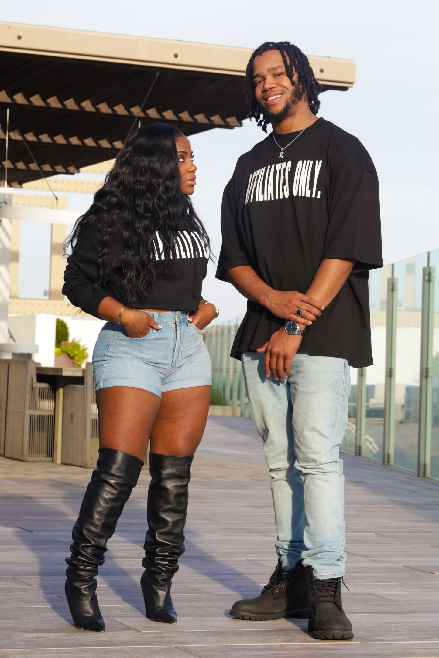 Affiliates Cropped Hoodie