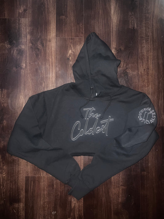 The Coldest Cropped Signature Hoodie