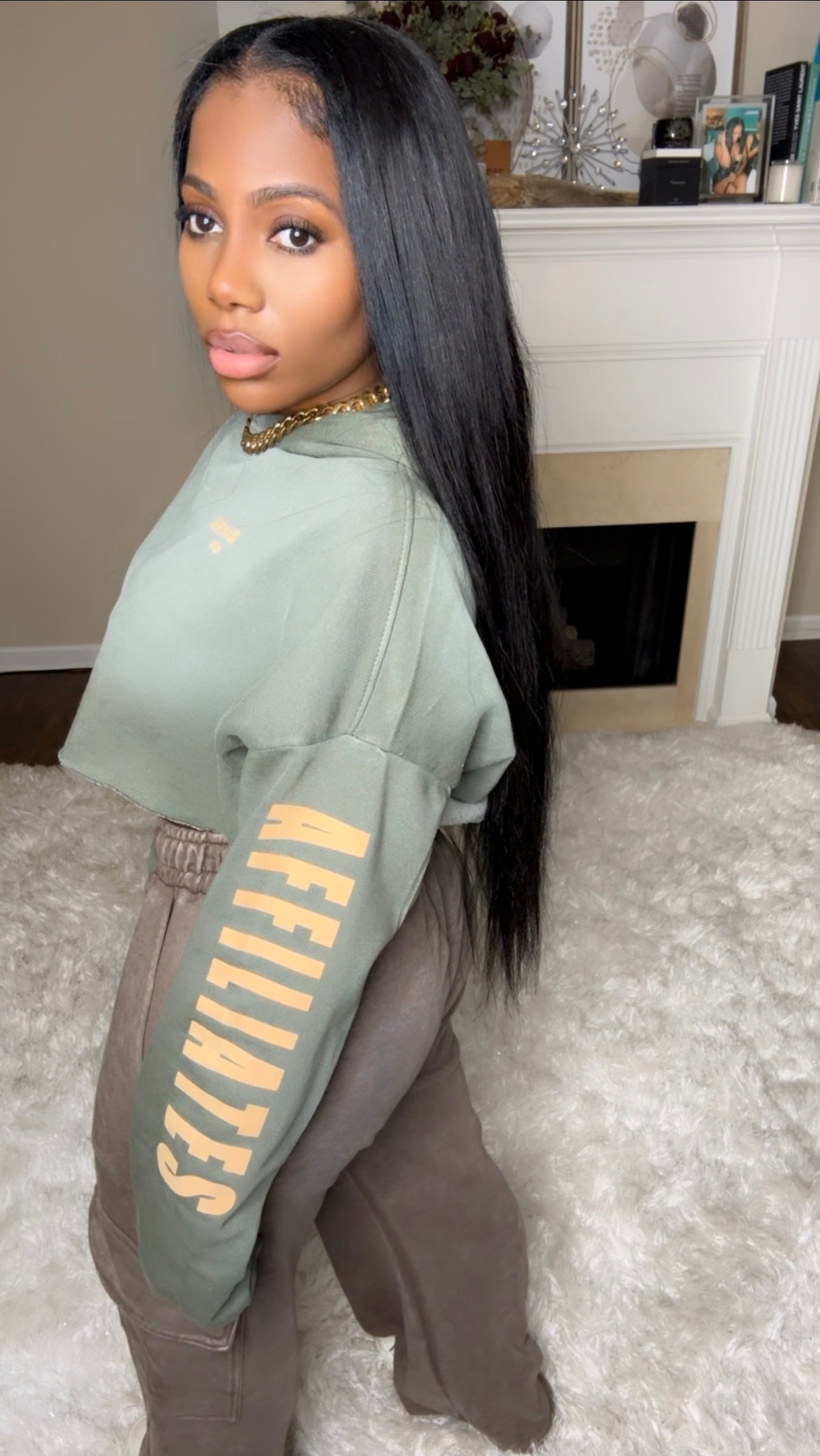 Affiliates & Co. Cropped Hoodie