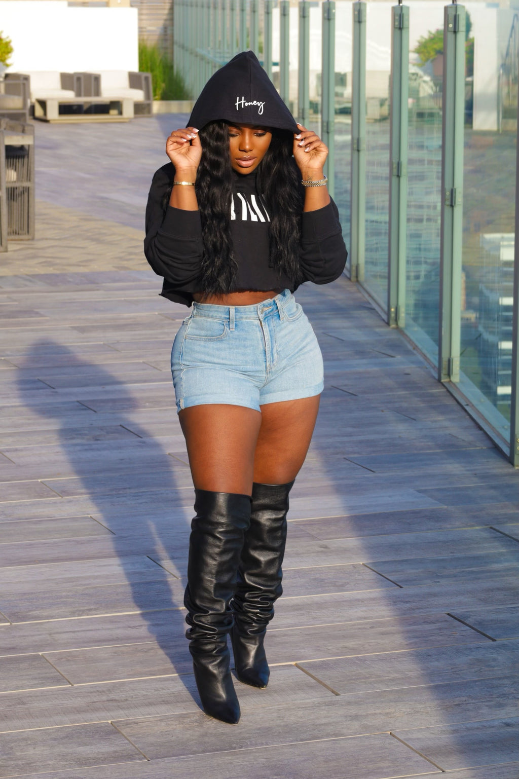 Affiliates Cropped Hoodie