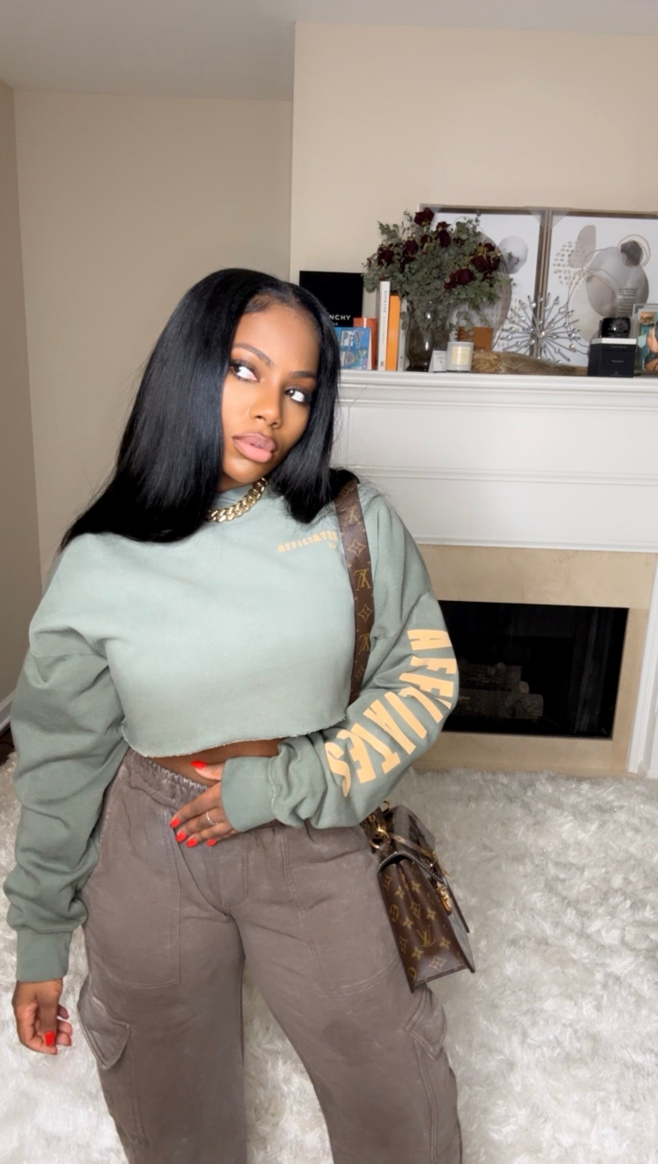 Affiliates & Co. Cropped Hoodie